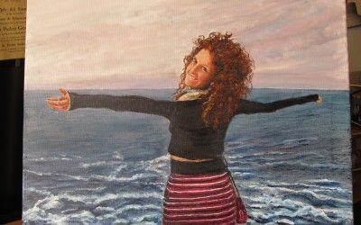 Óleo sobre Alba y comentario: «El cultivo de la rosa»
