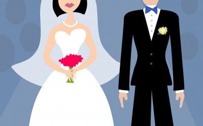 El nacimiento de un departamento de riego, puesto de trabajo y boda