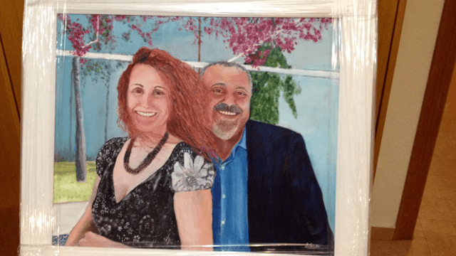 PALOMA Y MIGUEL ÁNGEL.- PADRES DE TRES HIJOS