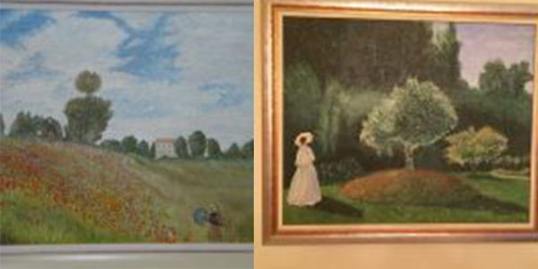 Oscar-Claude Monet: Las amapolas y Dama en el jardín