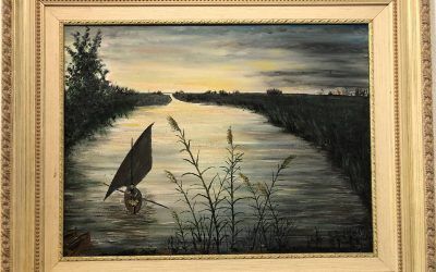 Atardecer en la Albufera de Valencia