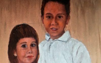 Dos de mis nietos cuando eran pequeños