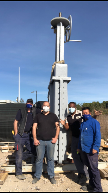RESTAURACIÓN DE VÁLVULA COMPUERTA PRESA DE BUSEO Por Fernado Gea